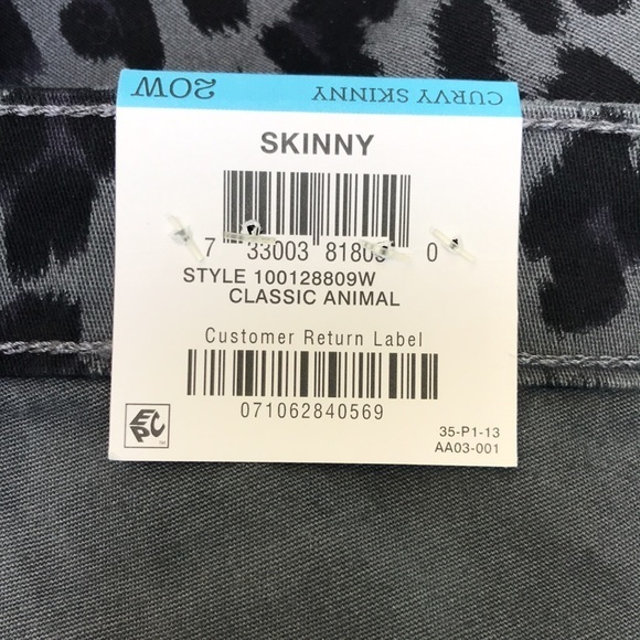 Style & Co Plus Curvy Skinny Leg Jeans-Size 20W   NWT - Picture 5 of 7